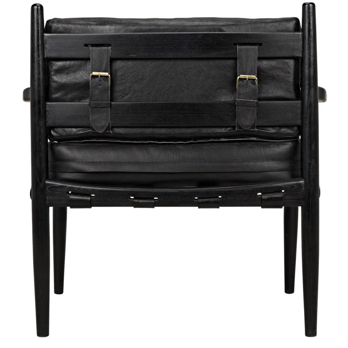 Fogel Lounge Chair, Charcoal Black