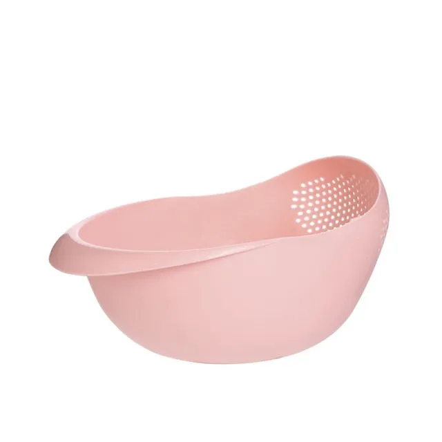 Food Grade Plastic Rice Beans Peas Washing Filter Strainer Drainer