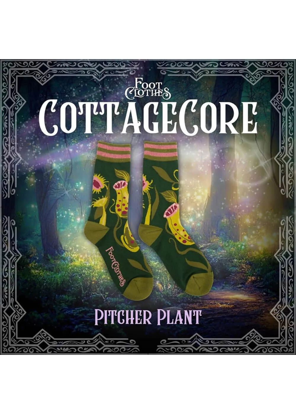 FootClothes Pitcher Plant Socks Green