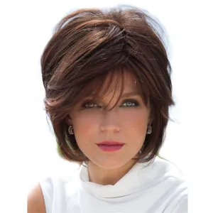 Gabrielle | Brown Short Pixie Cut Wavy Synthetic Hair Wig