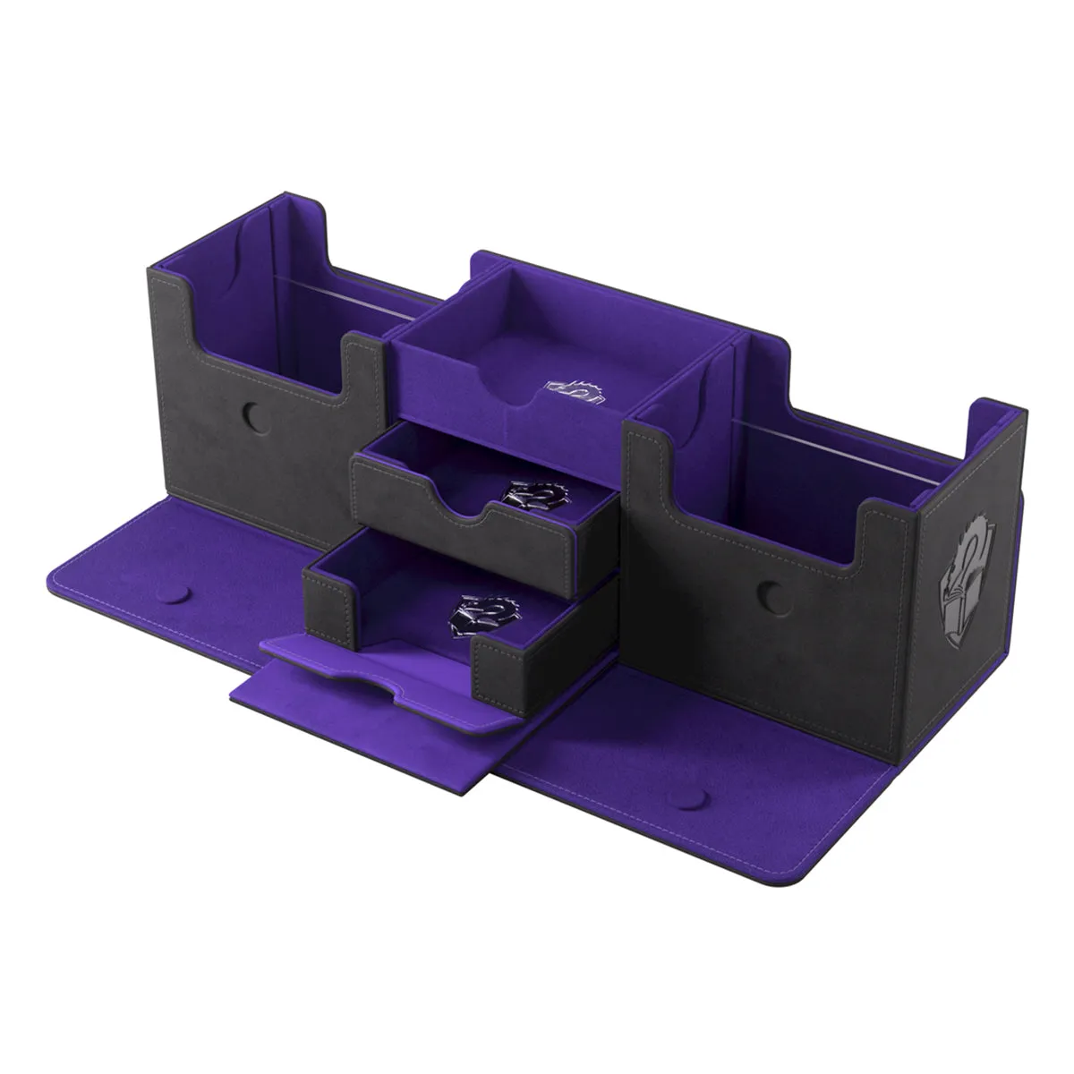 Gamegenic The Academic 266  XL Deck Box Black/Purple