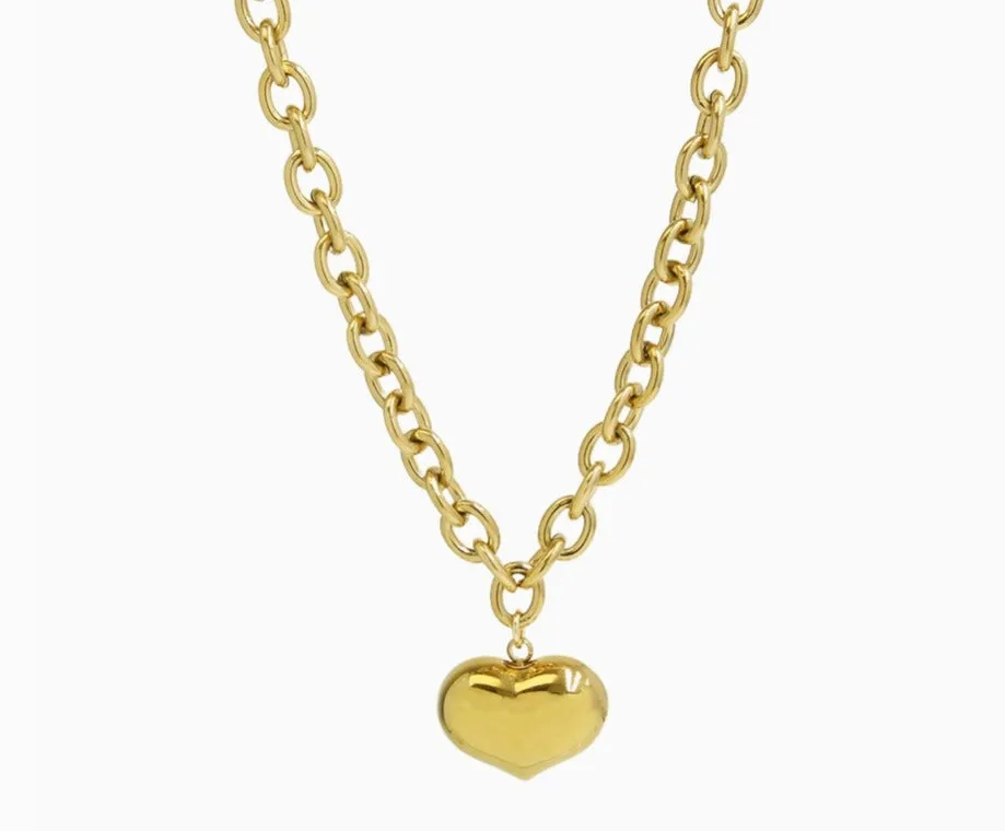 Gold Heart Necklace