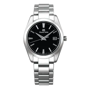 Grand Seiko Heritage Watch with Black Dial, 37mm