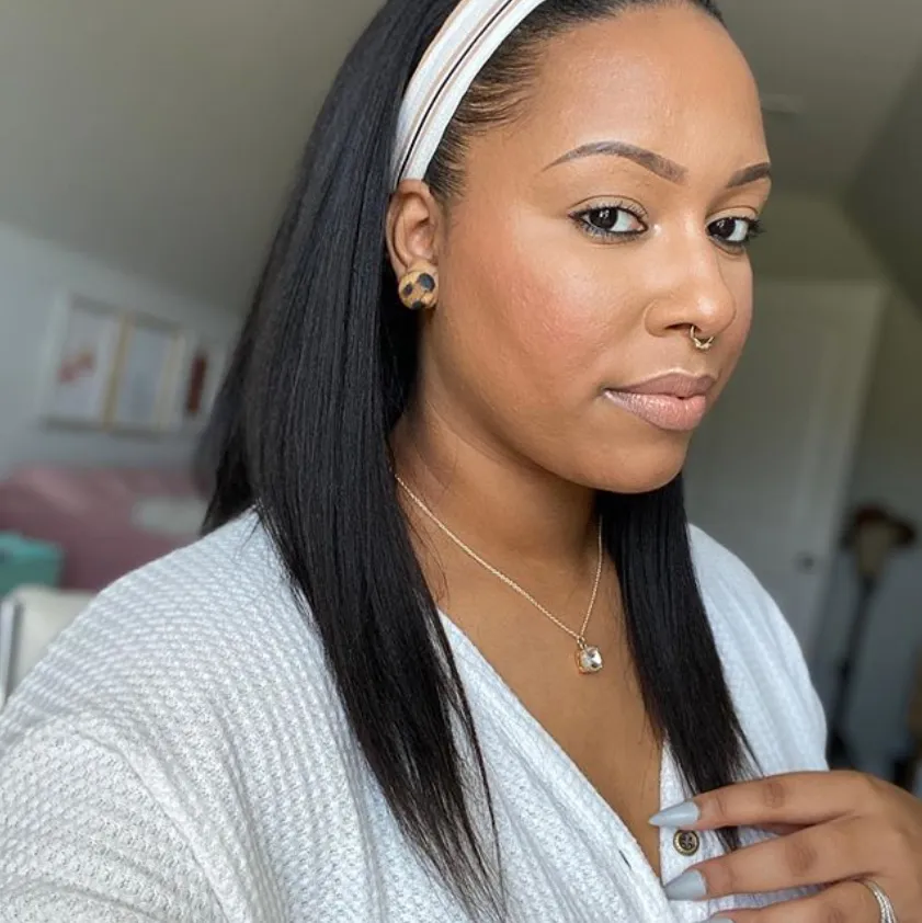 Graziza | Black Long Medium Straight Synthetic Hair Headband Wig