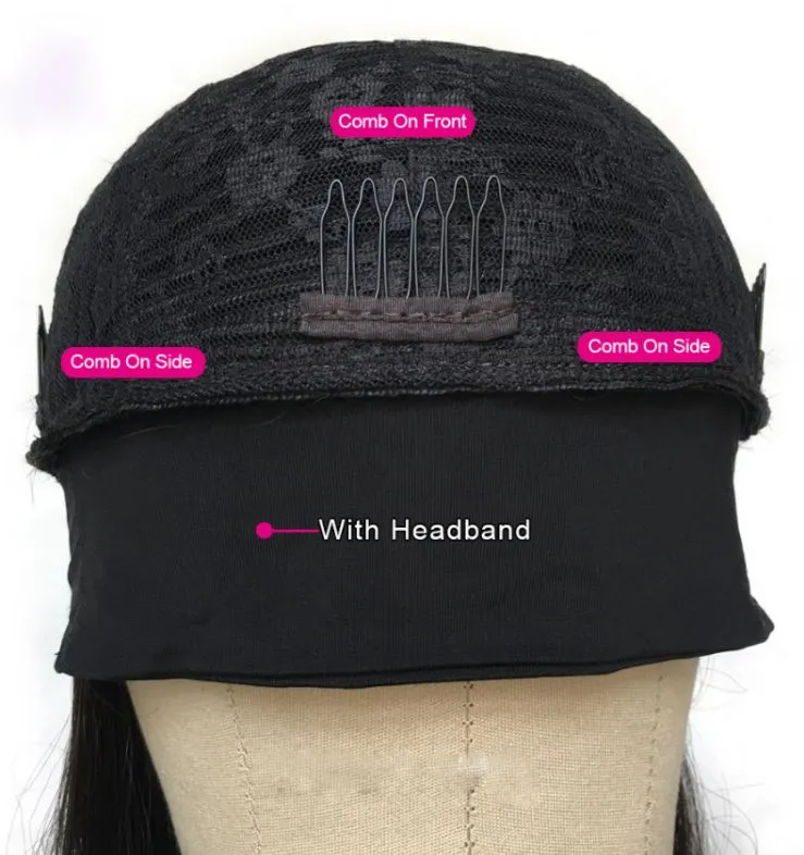 Graziza | Black Long Medium Straight Synthetic Hair Headband Wig