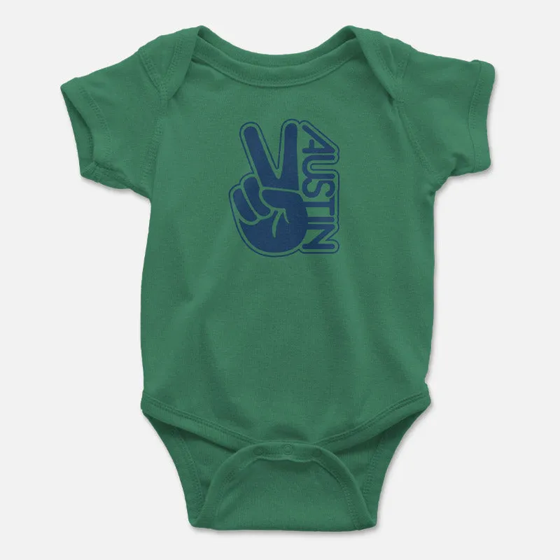 Groovy Austin Baby Onesie