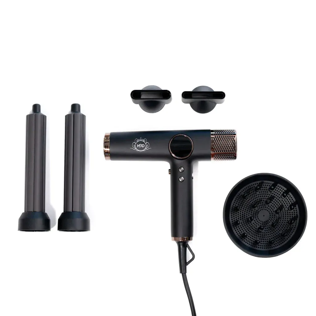 H2D Xtreme 4-in-1 Hair Dryer Black