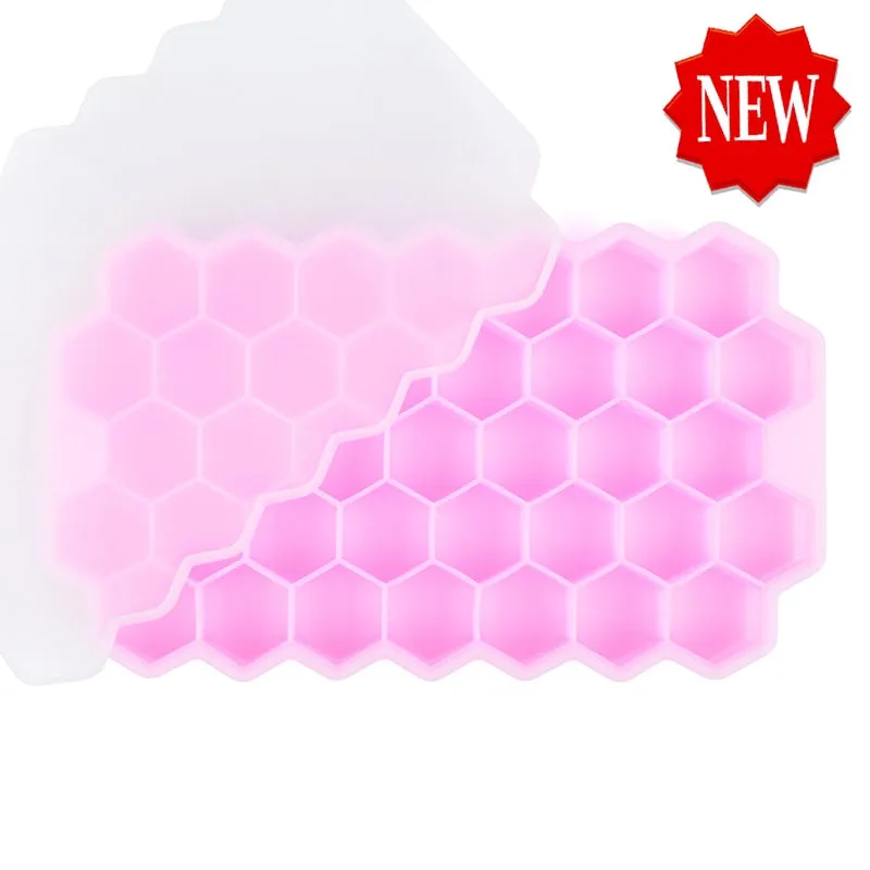 Honeycomb BPA Free Silicone Ice Cube Tray Mold