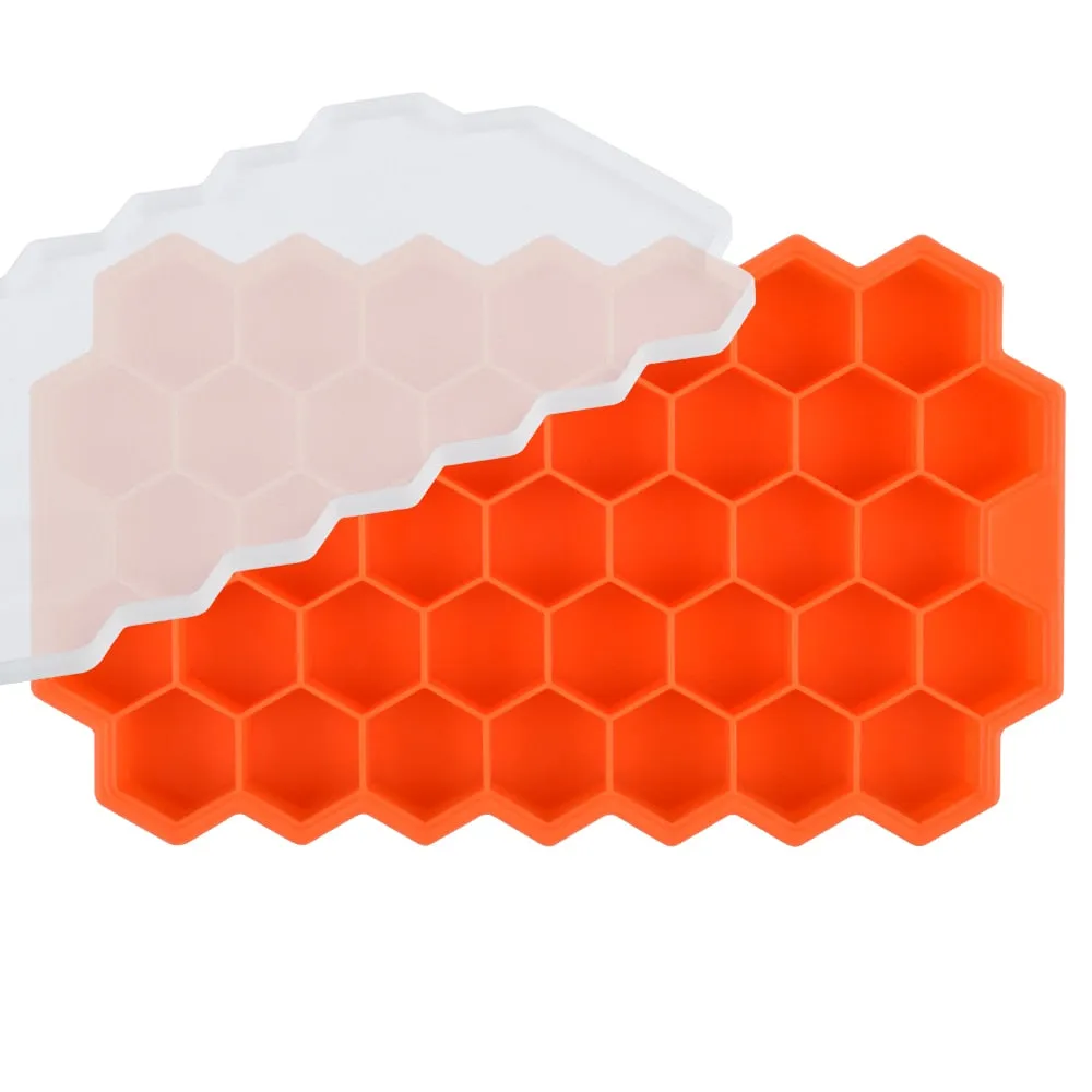 Honeycomb BPA Free Silicone Ice Cube Tray Mold