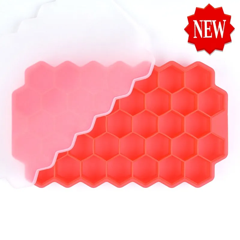 Honeycomb BPA Free Silicone Ice Cube Tray Mold