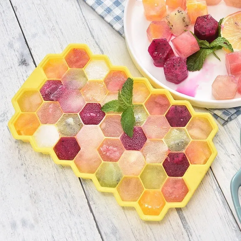 Honeycomb BPA Free Silicone Ice Cube Tray Mold