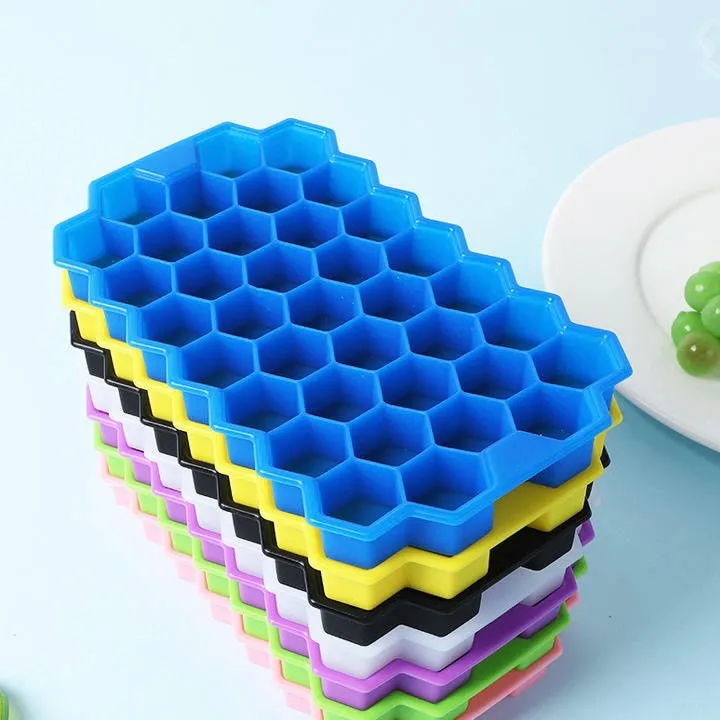 Honeycomb BPA Free Silicone Ice Cube Tray Mold