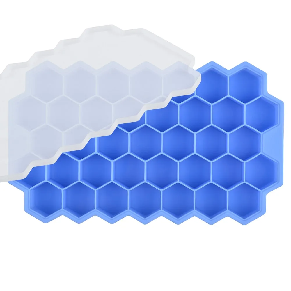 Honeycomb BPA Free Silicone Ice Cube Tray Mold