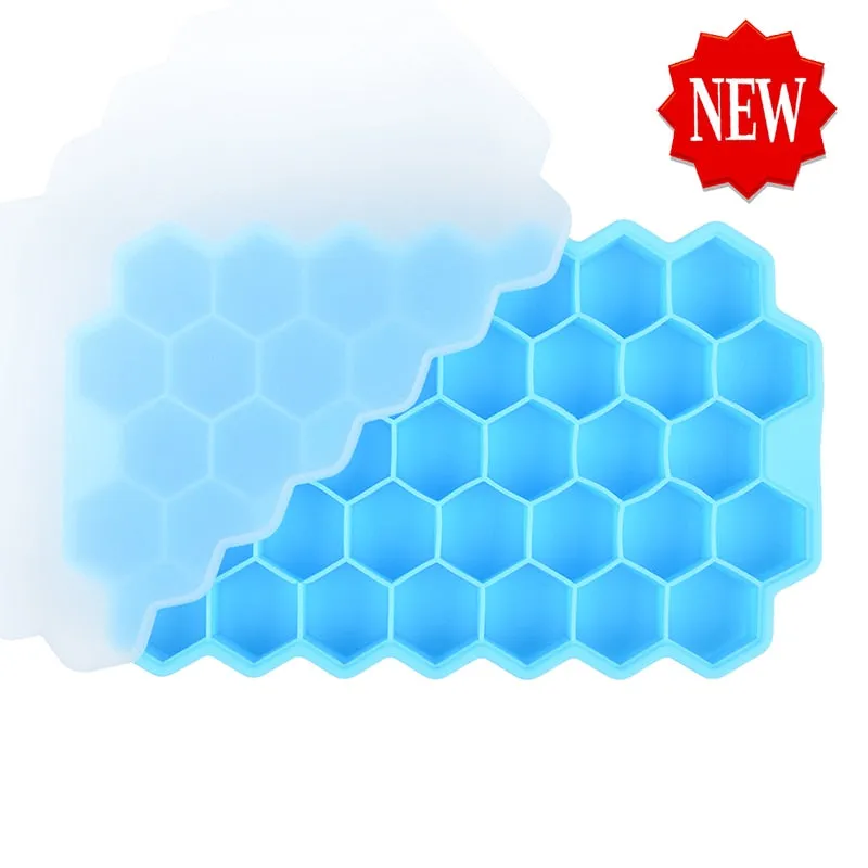 Honeycomb BPA Free Silicone Ice Cube Tray Mold