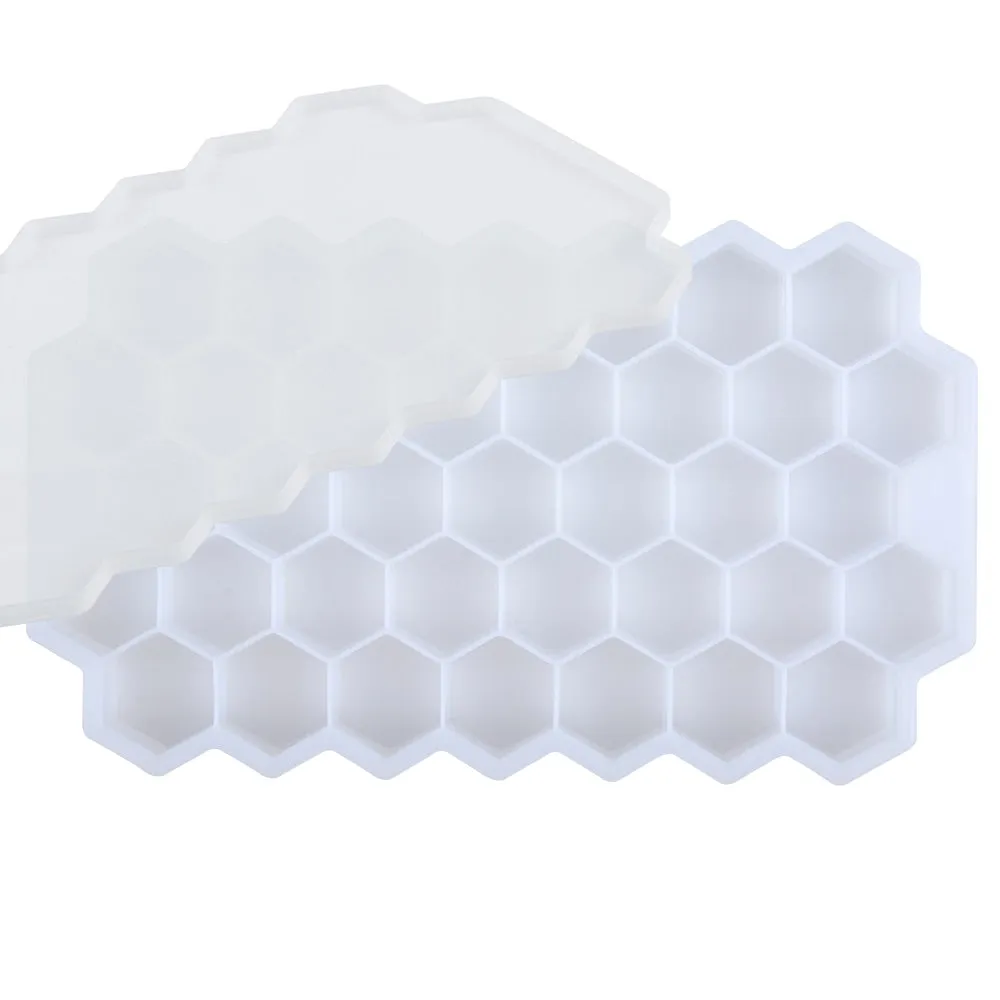 Honeycomb BPA Free Silicone Ice Cube Tray Mold