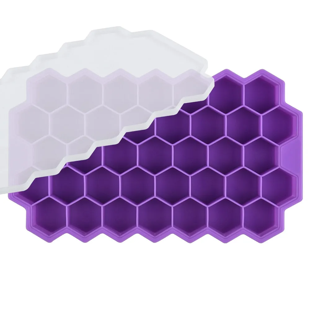 Honeycomb BPA Free Silicone Ice Cube Tray Mold