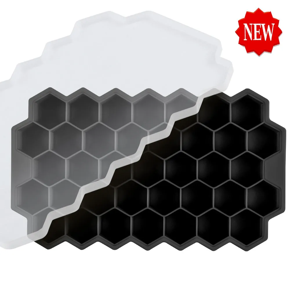 Honeycomb BPA Free Silicone Ice Cube Tray Mold