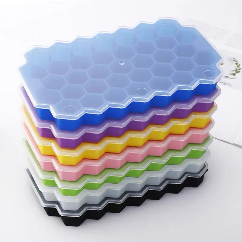 Honeycomb BPA Free Silicone Ice Cube Tray Mold