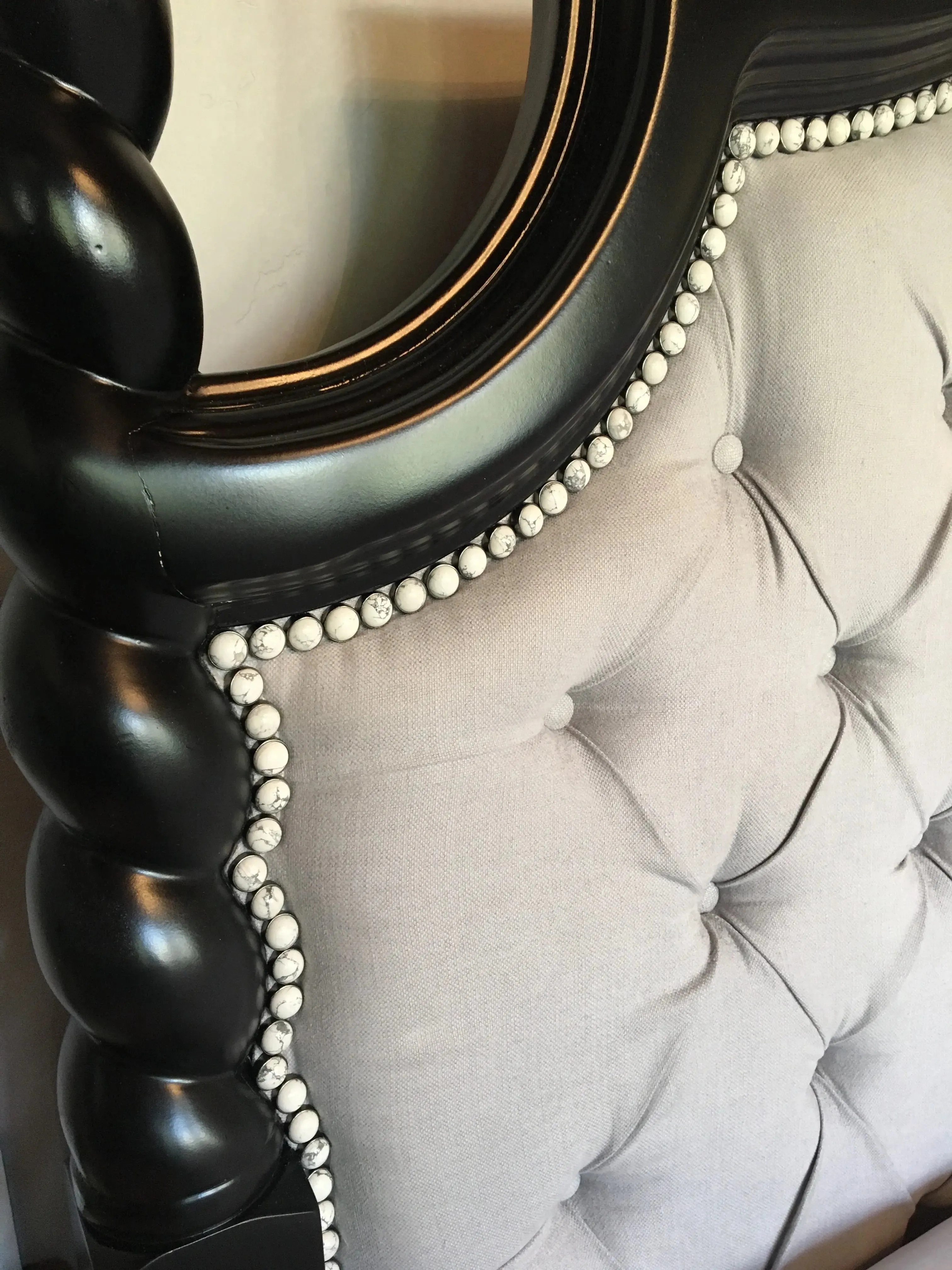 Howlite Natural Stone Upholstery Nail