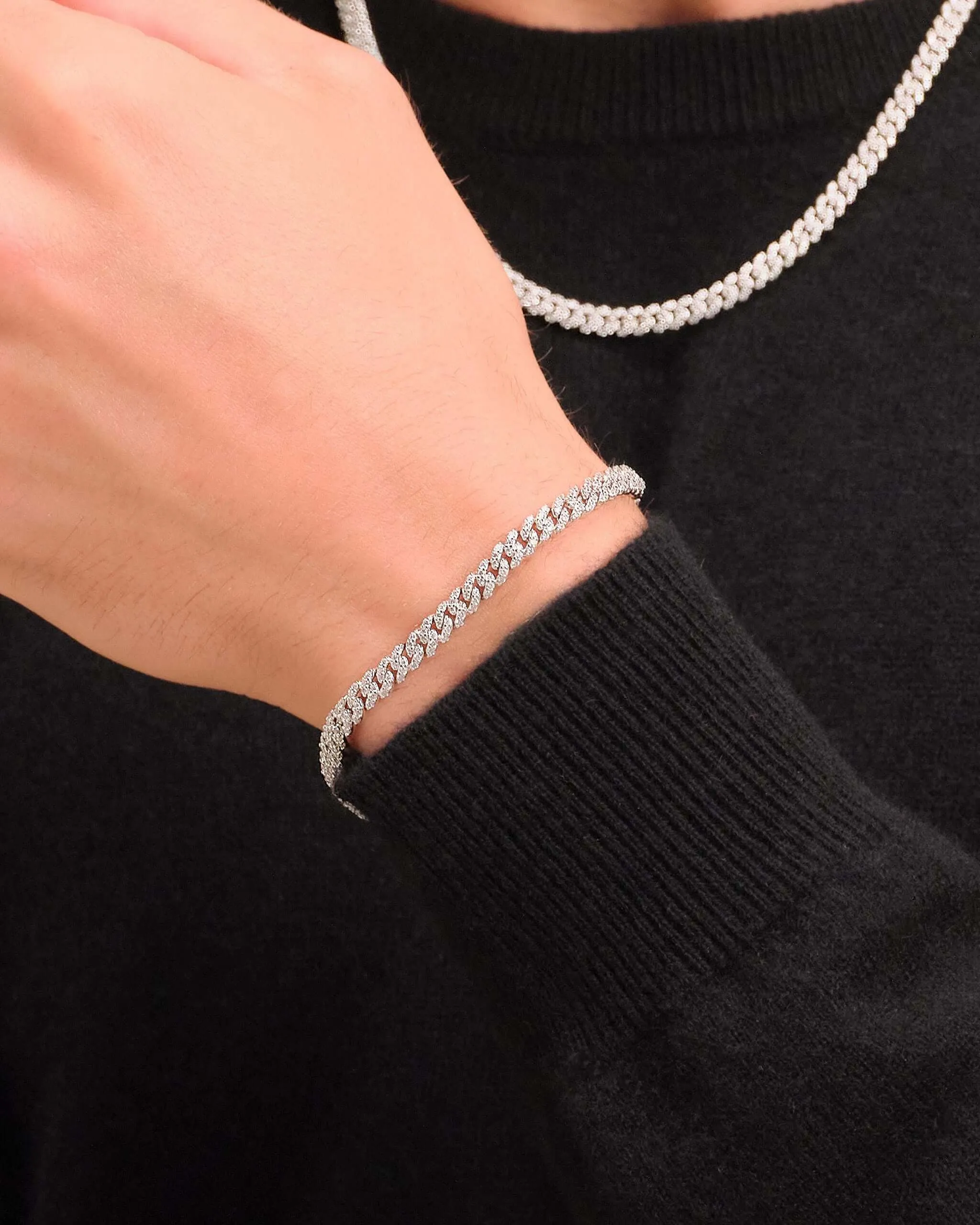 Iced Out Cuban Set - 5mm