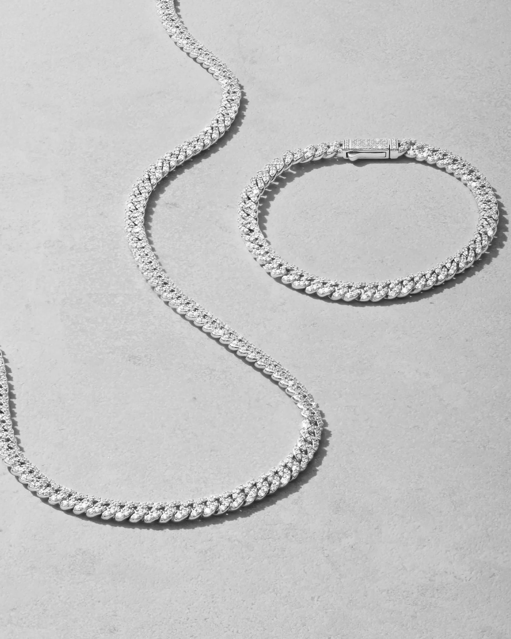 Iced Out Cuban Set - 5mm