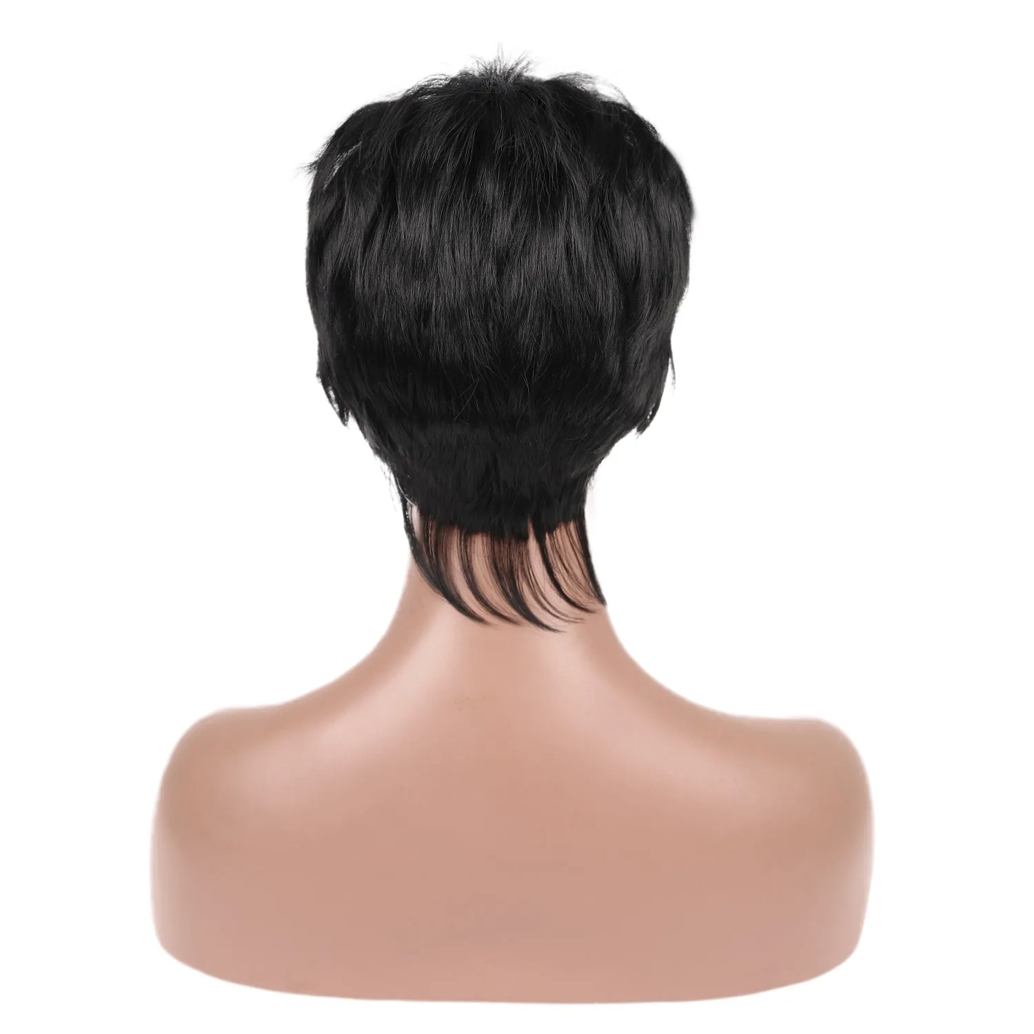 Ikayla | Black Short Pixie Cut Wavy Synthetic Hair Wig