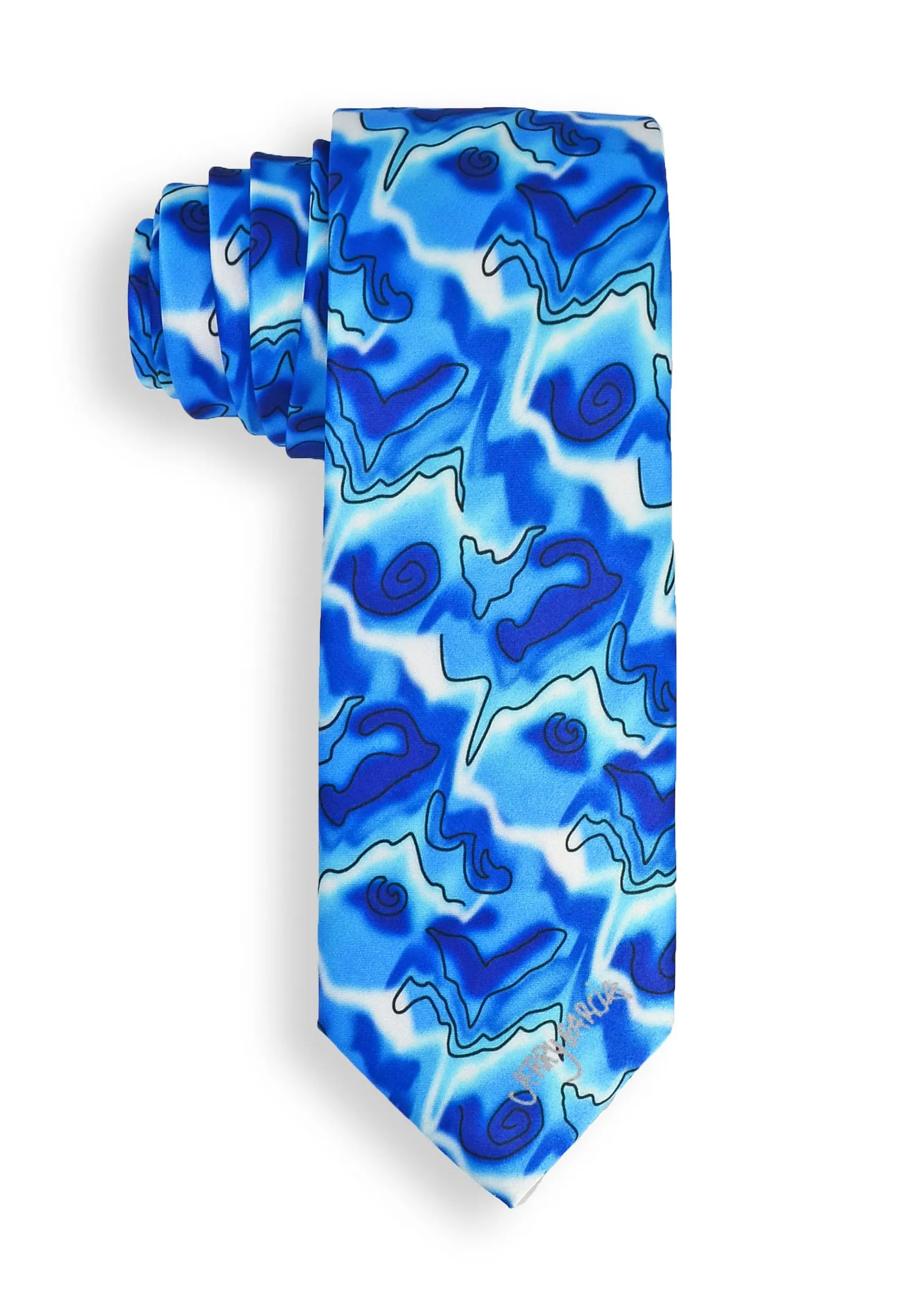 Jerry Garcia Feeding In the Light Mens Tie