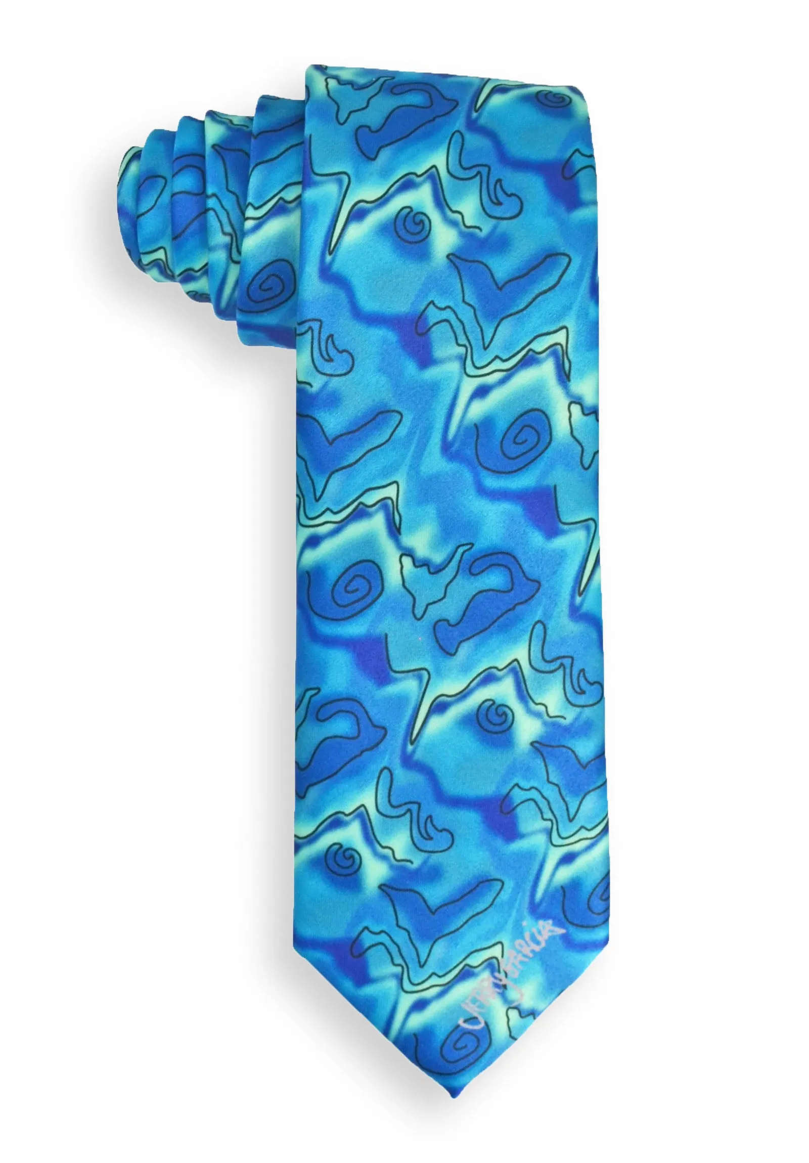 Jerry Garcia Feeding In the Light Mens Tie