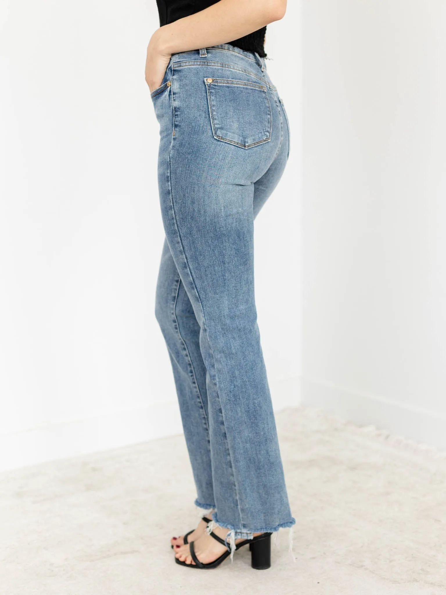 Judy Blue Double Button Bootcut