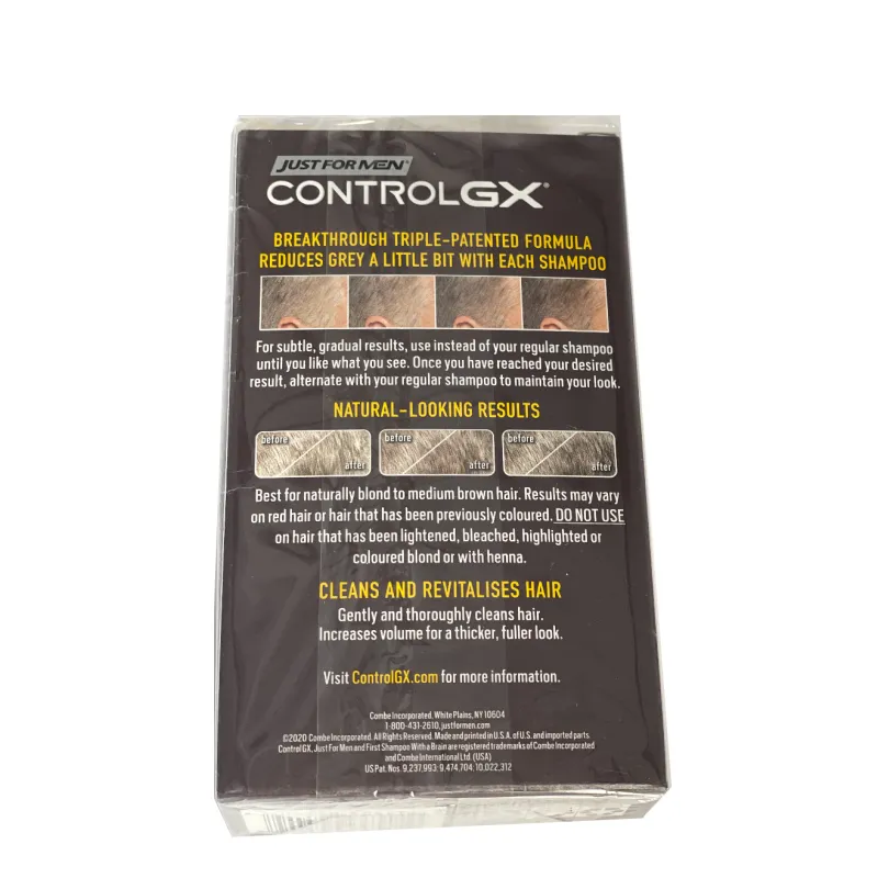 Just For Men Control GX Grey Reducing Shampoo For Light Shades 4 oz
