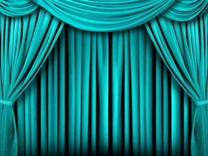Kate Light Green Stage Curtains Backdrops for Photography