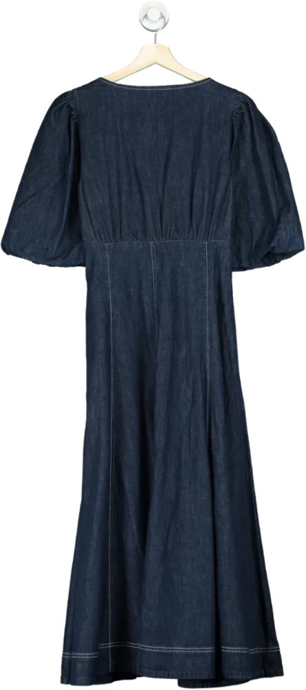 Kate Spade Blue Denim Jumpsuit UK 6