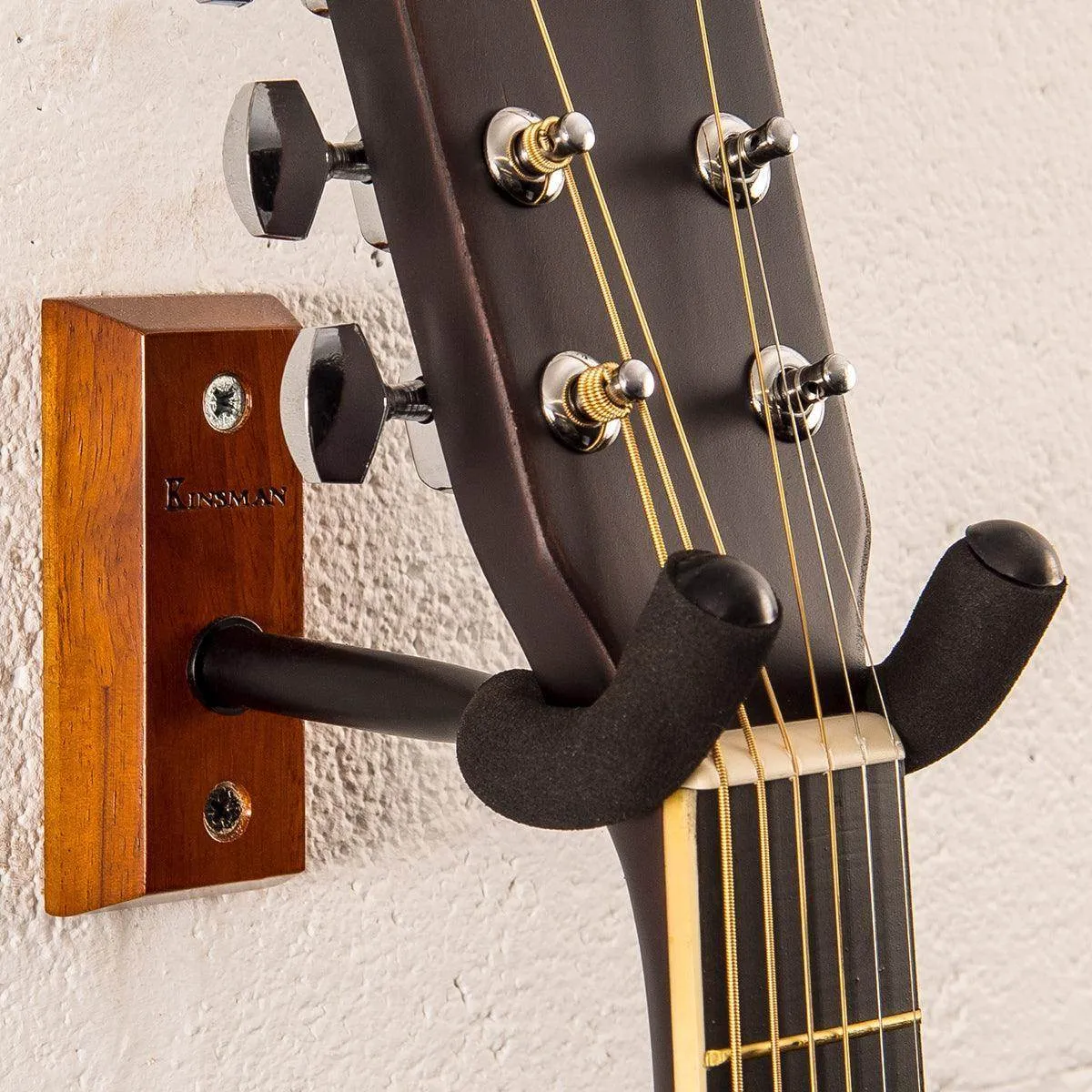Kinsman Premium Series Guitar Wall Hanger - Natural Light Wood