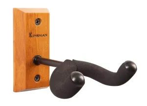 Kinsman Premium Series Guitar Wall Hanger - Natural Light Wood