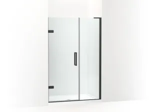 KOHLER K-27604-10L Composed 45-1/4"–46" W x 71-1/2" H frameless pivot shower door with 3/8" Crystal Clear glass and back-to-back vertical door pulls