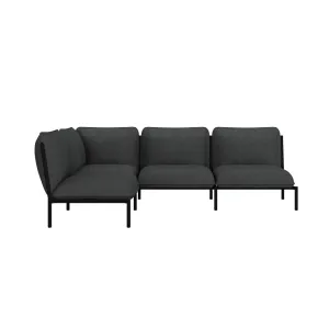 Kumo Corner Sofa Left Graphite