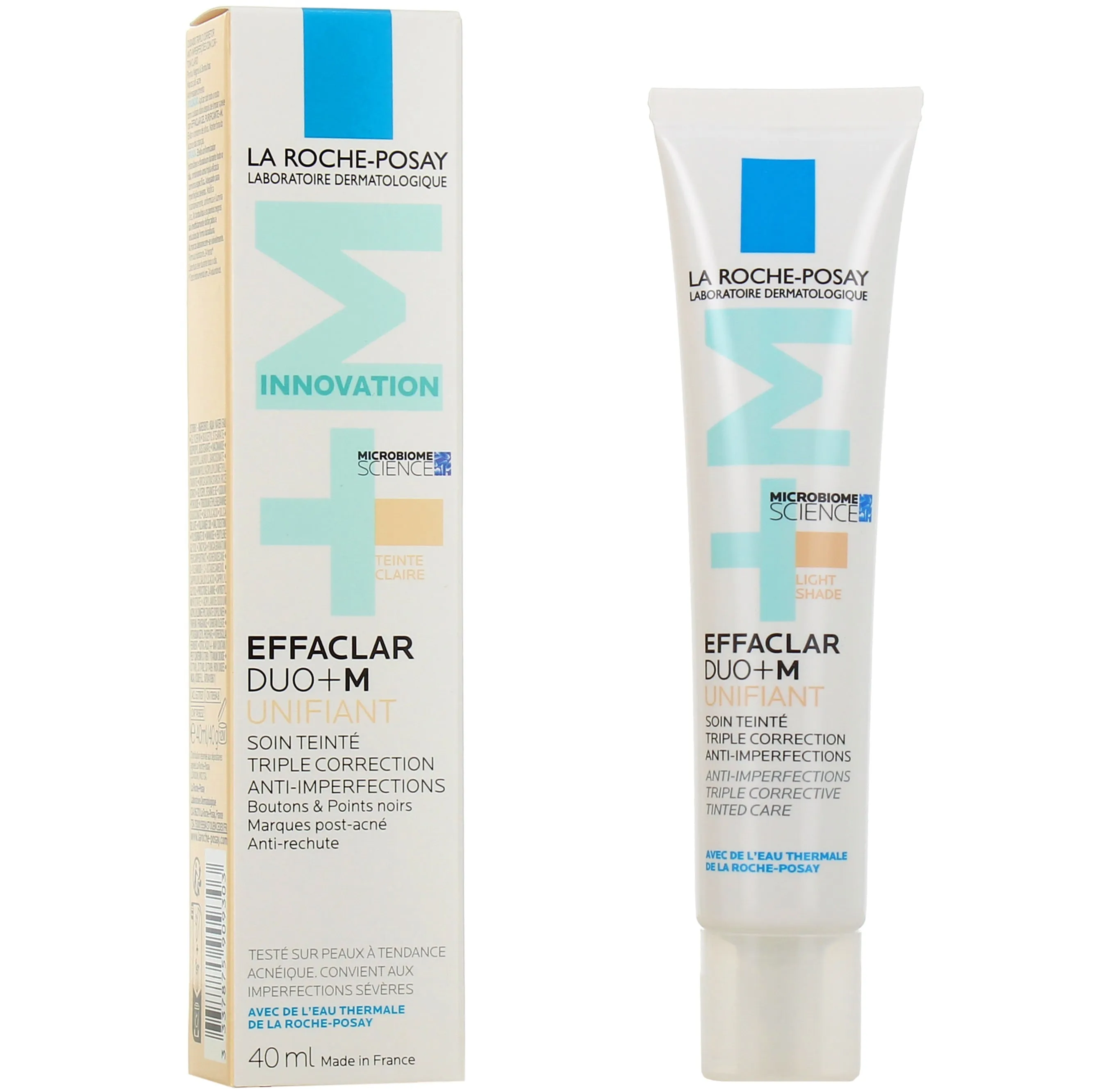 La Roche-Posay Effaclar Duo  M Unifiant Triple Corrective Tinted Care Light Shade 40ml