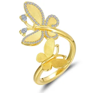 Lafonn Double Butterfly Bypass Ring