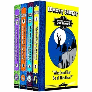 Lemony Snicket All The Wrong Questions 4 Books Collection Set