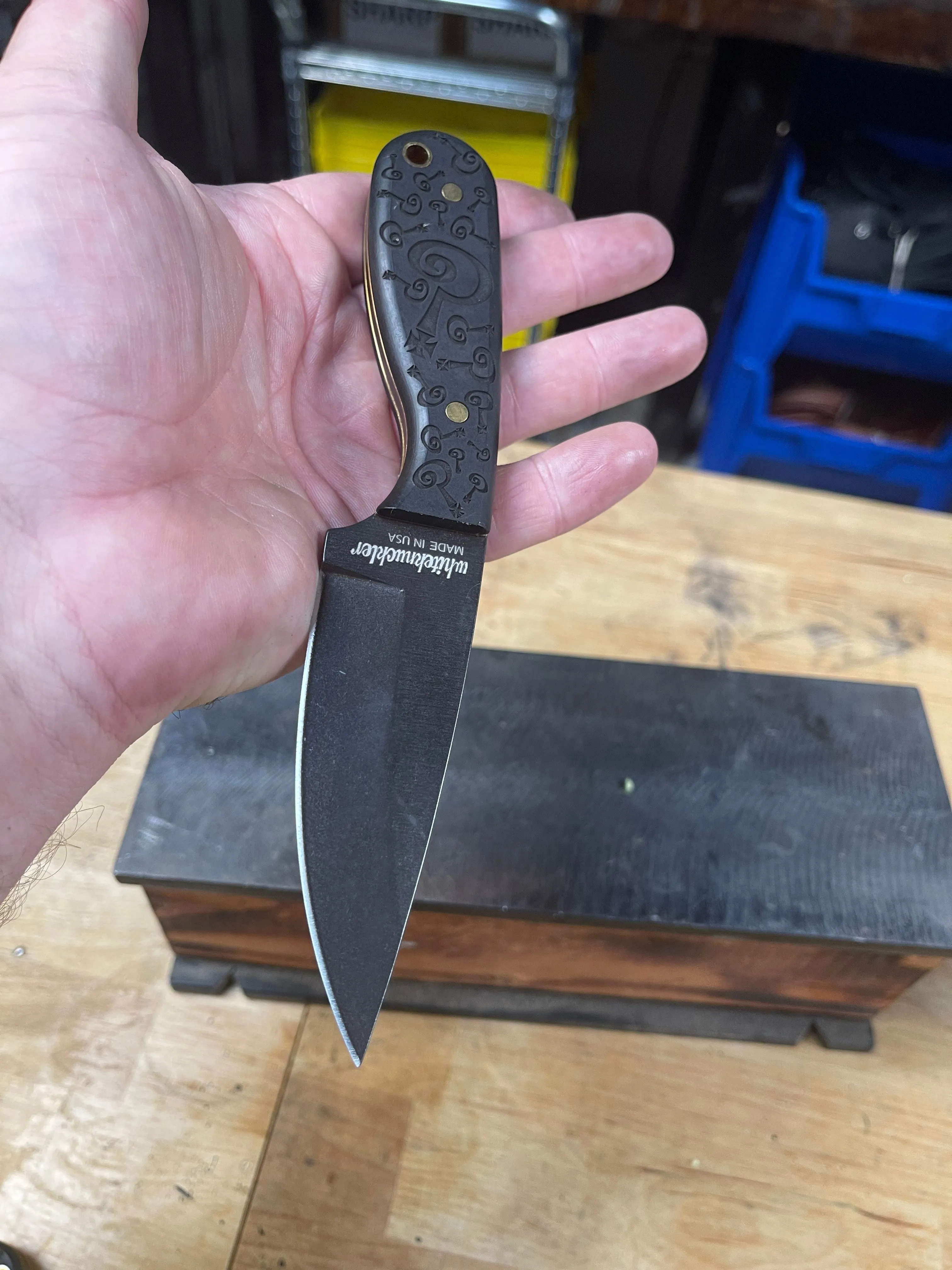 *LIMITED EDITION* Whiteknuckler / ILM Question Cross M3 Drop Point
