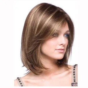 Lolita | Brown Medium Straight Synthetic Hair Wig