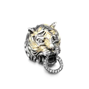 Lord Lucien Tiger 18K Infused Ring