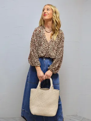 Lucille Leopard Top