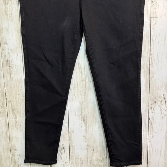 Madewell Black Jeans 10&quot; High Rise Skinny Womens 32P Stretch Pockets Casual
