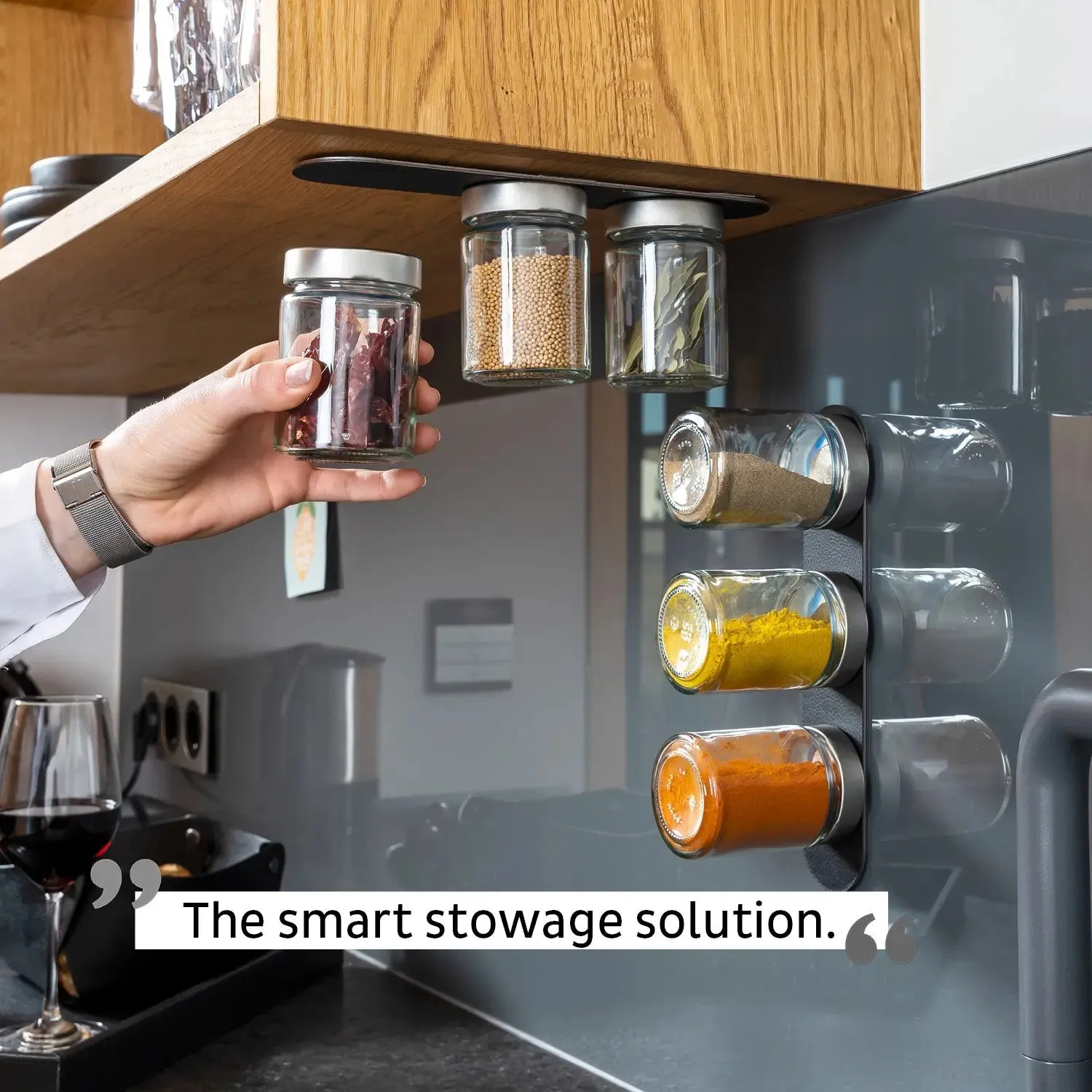Magnetic Glass for Delicacies BLACK & CLASSY 192ml By Silwy