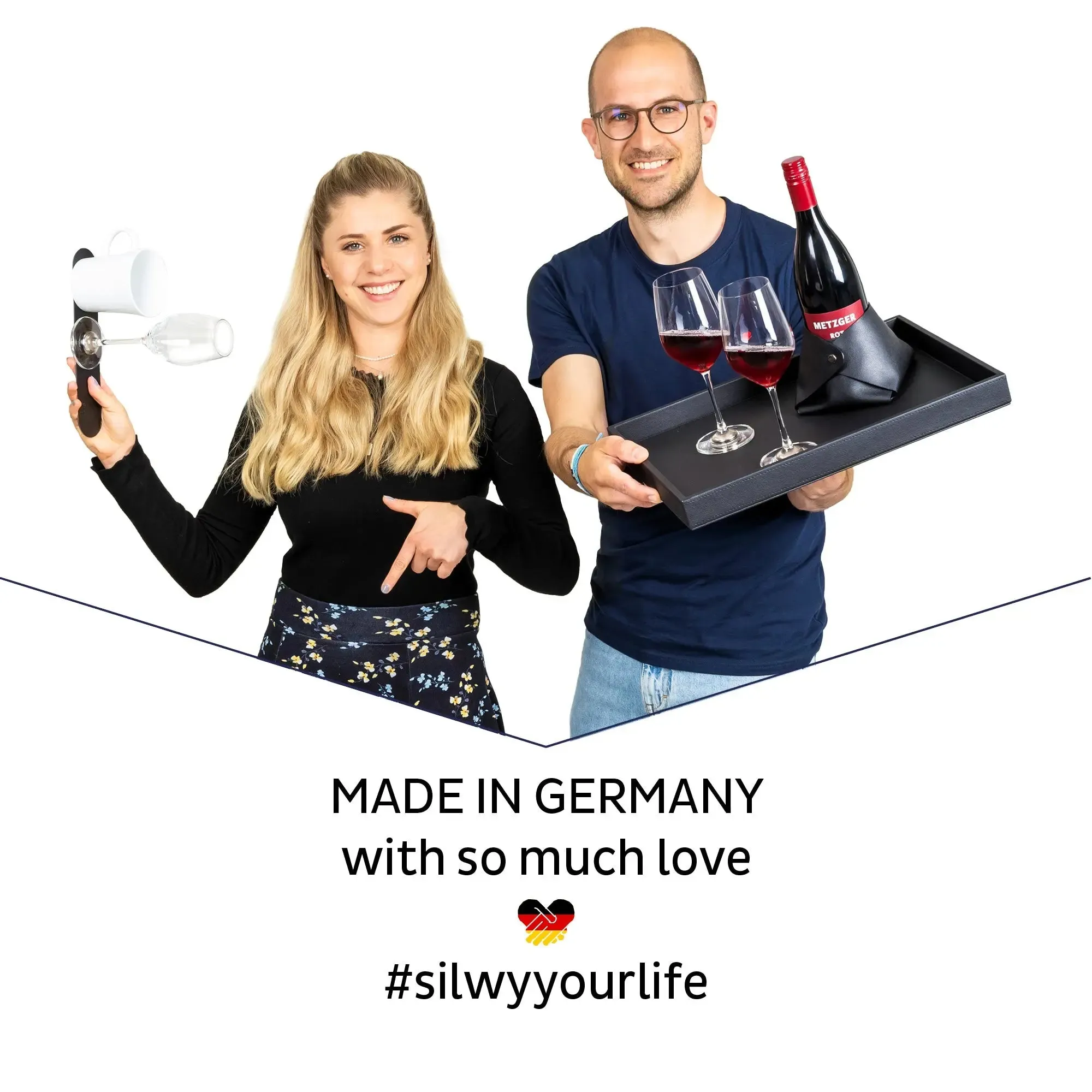 Magnetic Glass for Delicacies BLACK & CLASSY 192ml By Silwy