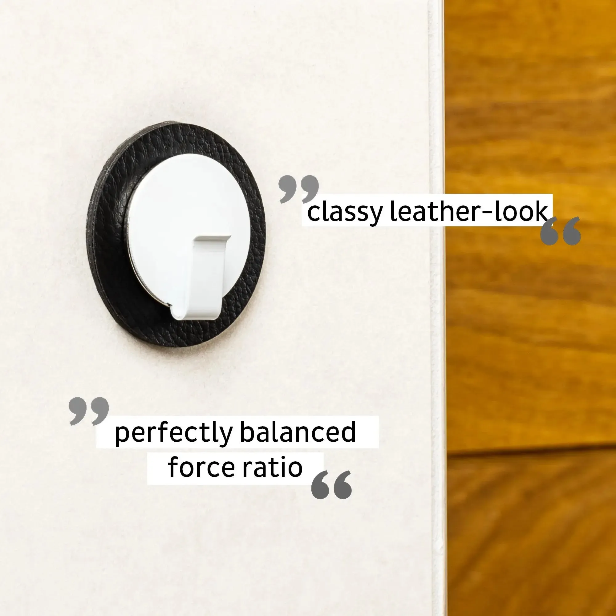 Magnetic Hook CLEVER WHITE incl. Pad BLACK By Silwy