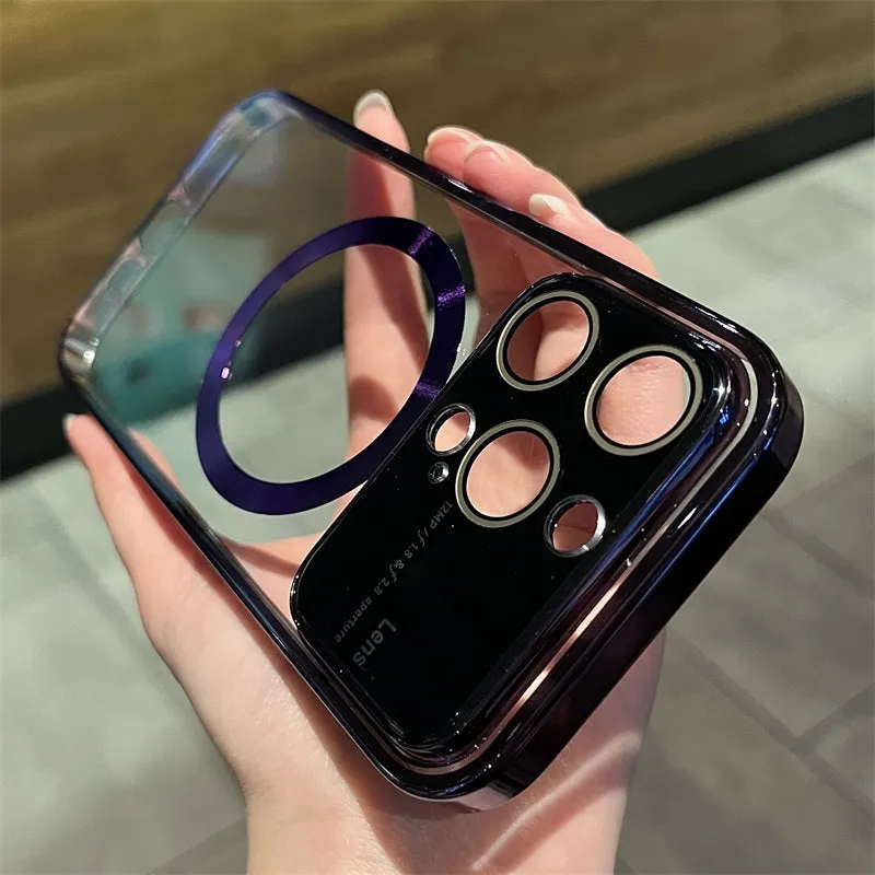 Magnetic Phone Case with Lens Film
