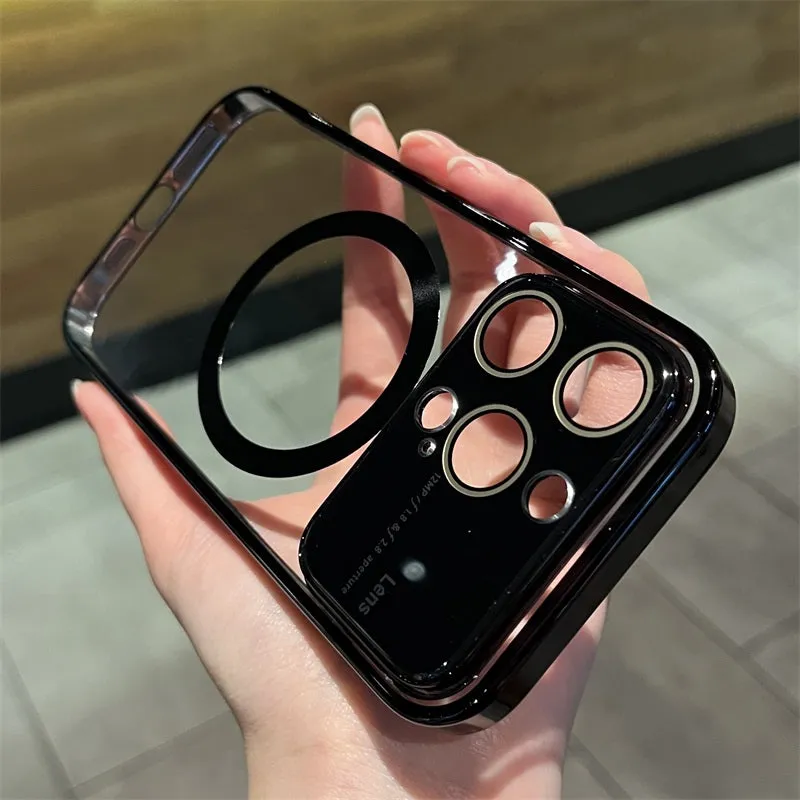 Magnetic Phone Case with Lens Film
