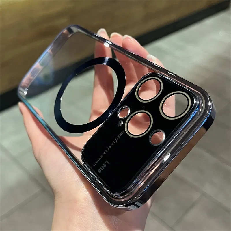 Magnetic Phone Case with Lens Film